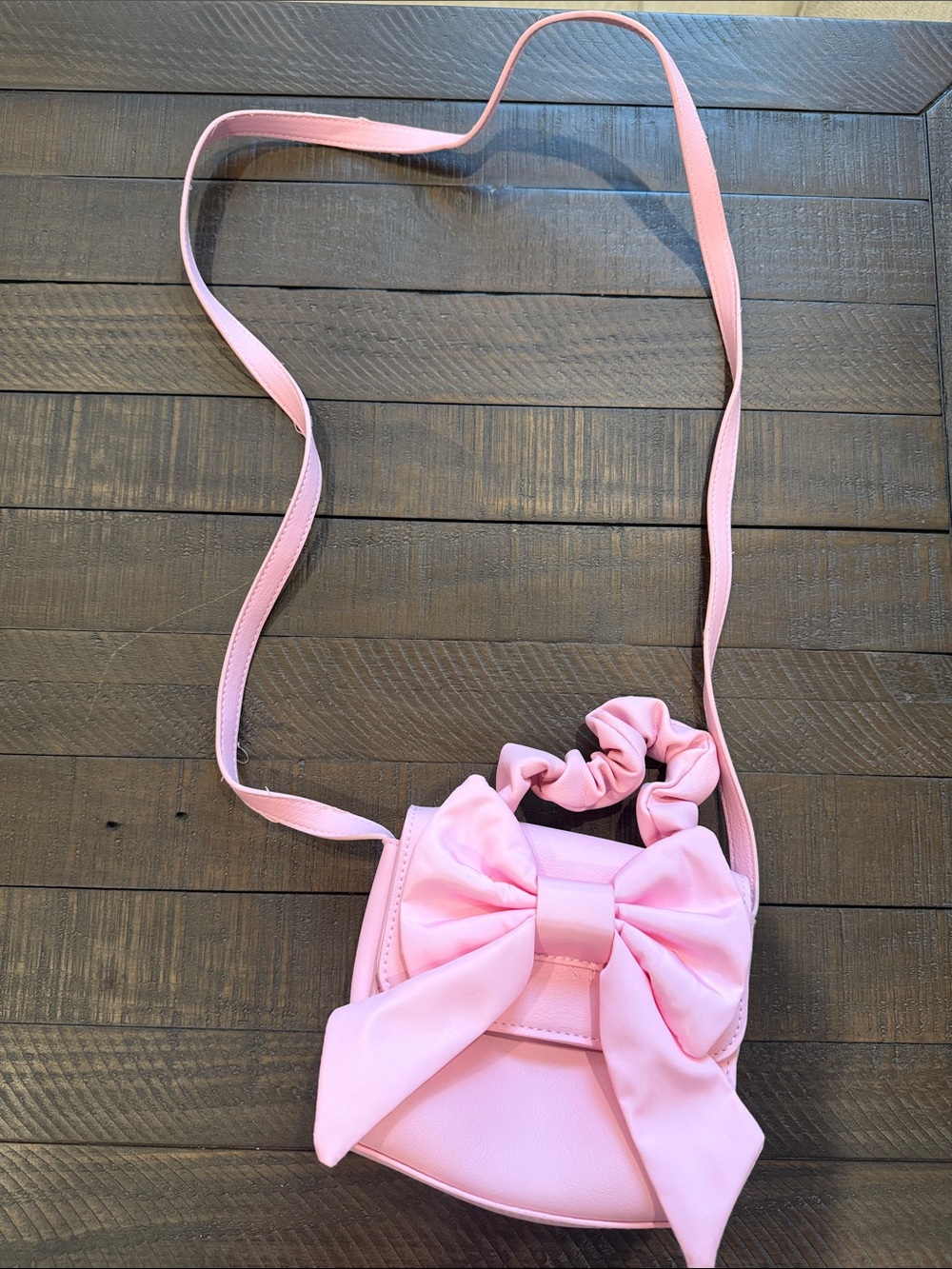 Pink Bow Crossbody Bag